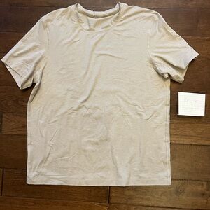 lululemon athletica Light Beige Short Sleeve Tee